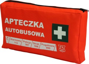 Apteczka pierwszej pomocy 8% vat abus pomarańczowy 28x15x5