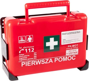 Apteczka pierwszej pomocy 8% vat az2 czerwony 26x17x8