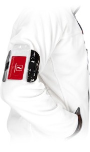 Etui na identyfikator band-id transparentno-czarny uni