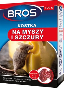 Kostki na myszy i szczury. BROS-KOS-MYSZ100
