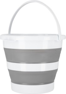 Wiadro składane bucket-f biało-szary 10 l
