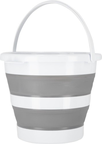 Wiadro składane bucket-f biało-szary 10 l