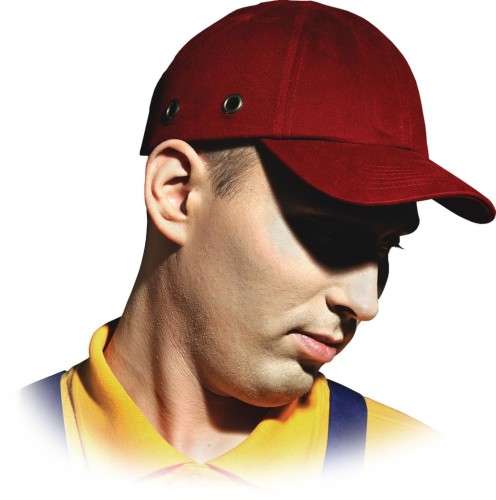 PRZEMYSŁOWY HEŁM LEKKI BUMPCAP_C czerwony