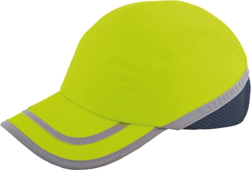 Przemysłowy hełm lekki. BUMPCAPFLUO seledynowy