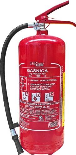 Gaśnica proszkowa 6 kg. BX-GP-6XABC-O-E