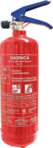 Gaśnica pianowa 2 l, gastronomiczna  - gaśnica przeznaczona do gaszenia pożarów grupy AF