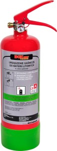 Urządzenie gaśnicze 2 kg bx-ug-2xa czerwony 2 kg