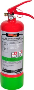 Urządzenie gaśnicze 2 kg bx-ug-2xapv czerwony 2 kg