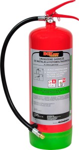 Urządzenie gaśnicze 6 kg bx-ug-6xapv czerwony 6 kg