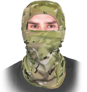 Czapka kominiarka-komin moro z jednym otworem na oczy CZKOM-MORO