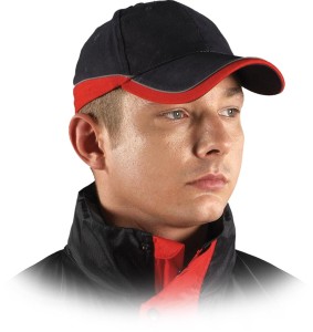  Czapka z daszkiem CZTOPGC granatowo-czerwona