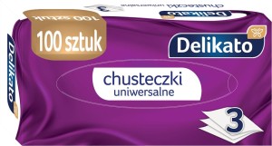 Chusteczki higieniczne deli-chust biały