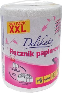 RĘCZNIKI PAPIEROWE DELIKATO-RECGIG