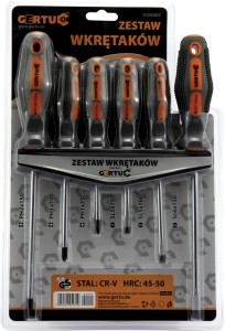 Zestaw wkrętaków. GWKR6S