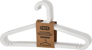 Wieszak plastikowy HANGER-PLA009 W biały