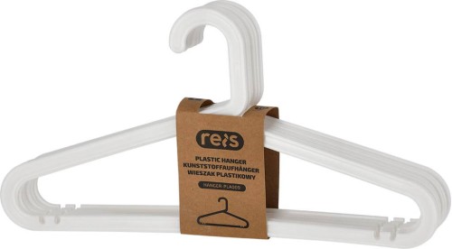 Wieszak plastikowy HANGER-PLA009 W biały
