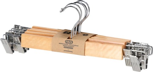 Wieszak drewniany hanger-woodlc040 naturalny