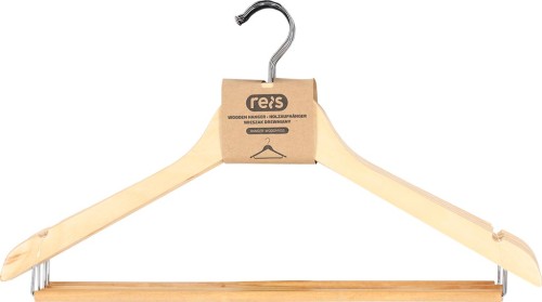 Wieszak drewniany hanger-woodm005 naturalny