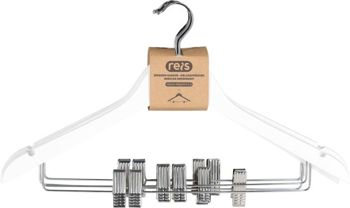 Wieszak drewniany hanger-woodmc072 biały