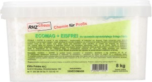 Granulat do usuwania śniegu i lodu zimowy hg-ecomag w 8 kg