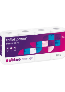 Papier toaletowy Satino Pres HWE-PTSATINOP W biały