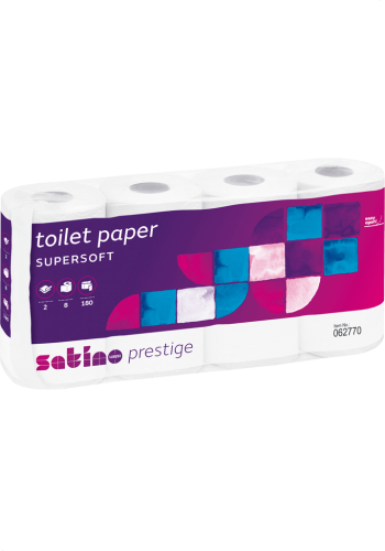 Papier toaletowy Satino Pres HWE-PTSATINOP W biały