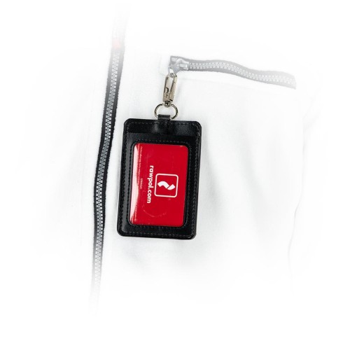 Etui na identyfikator id-card czarny uni