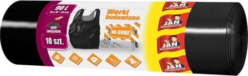 Worki na gruz JAN-WOR-GRUZ B czarny 90 L