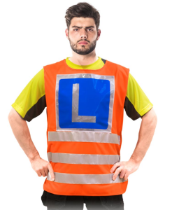 Narzutka Ostrzegawcza- Nauka Jazdy L KOS-ROAD-L P