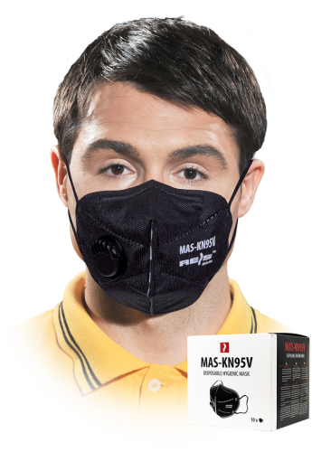 Maseczka Higieniczna Jednokrotnego Użytk REIS MAS-KN95V B
