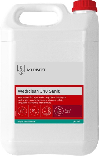 Koncentrat do mycia sanitariatów med-310sanit 5 l