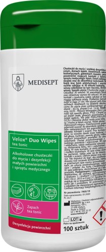 Chusteczki do dezynfekcji 8% vat med-velduowip-p