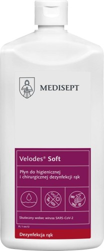 Płyn do dezynfekcji rąk 8% vat med-velosoft 1 l