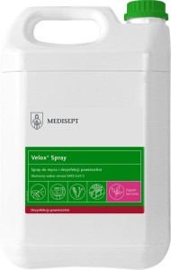 Spray do mycia i dezynfekcji powierzchni med-velspray 5 l