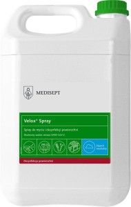 Spray do mycia i dezynfekcji powierzchni med-velspray 5 l