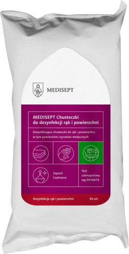 Chusteczki do dezynfekcji 8% vat medisept