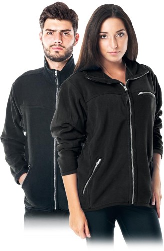 Bluza POLAR-HONEY o wysokiej POLAR-HONEY B czarny 7XL