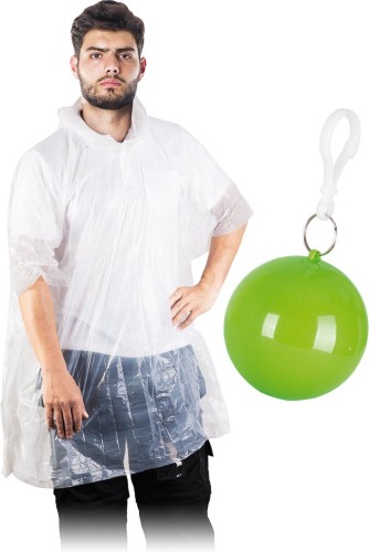 Peleryna przeciwdeszczowa typu Poncho w breloku. RAINBALL