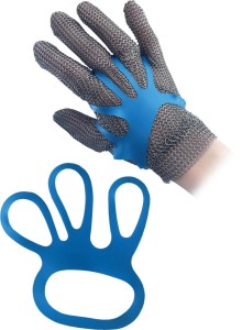 Nakładka na rękawice antyprzecięciowe. RTENSIO-BLUE