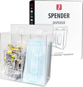 Dyspenser SPENDER T transparentny 20x10x24