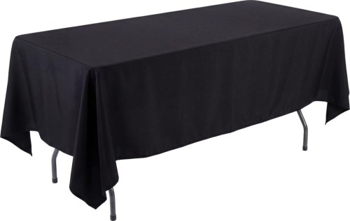 Obrus abclo czarny 110x160 cm
