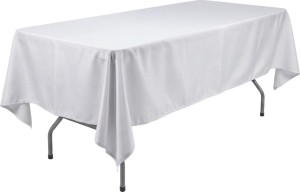 Obrus abclo biały 110x160 cm