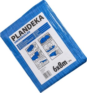 Plandeka tarp-55 niebieski 6x8 m