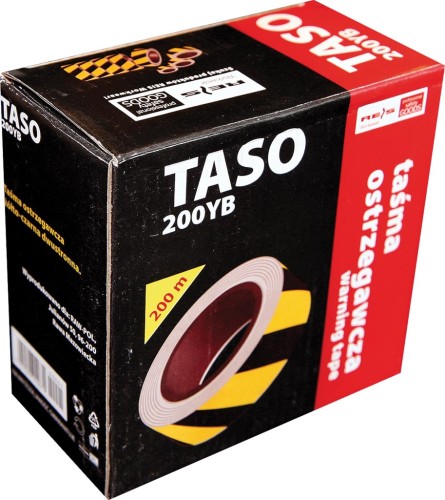Taśma ostrzegawcza żółto-czarna szer. 70mm