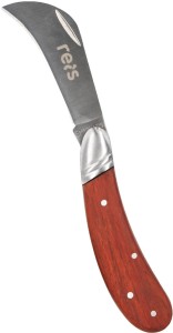 Nóż ogrodniczy tg-knife-g szaro-brazowy