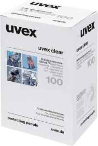 Chusteczki nawilżone do czyszczenia okularów. UVEX UX-CLEANTOW