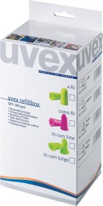Jednorazowe wkładki do uszu X-FIT. UVEX UX-XFIT