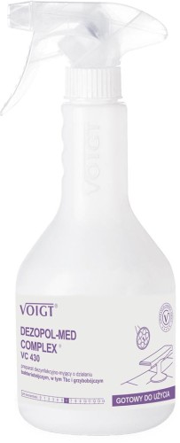 Gotowy do użycia płynny, alkoholowy preparat dezynfekcyjno-myjący V-DEZOPOL-MED-CO