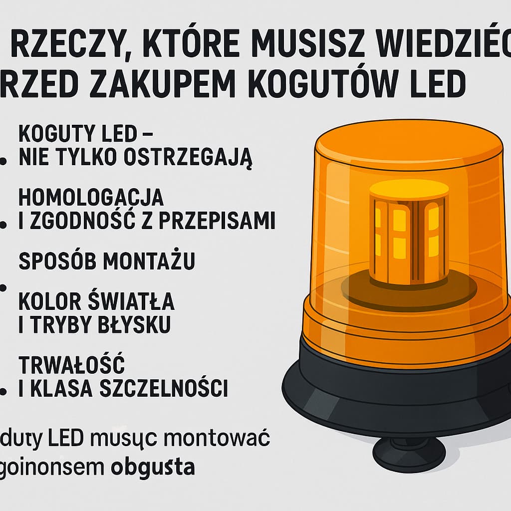 5 rzeczy, które musisz wiedzieć przed zakupem koguty LED