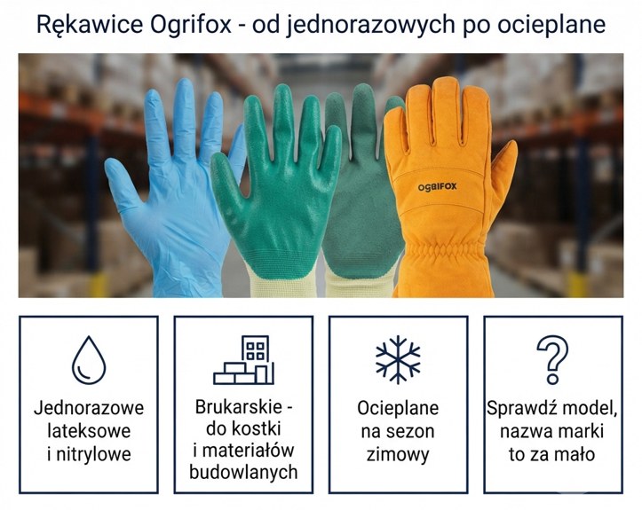 Rękawice Ogrifox - jak znaleźć właściwy model w szerokiej ofercie?